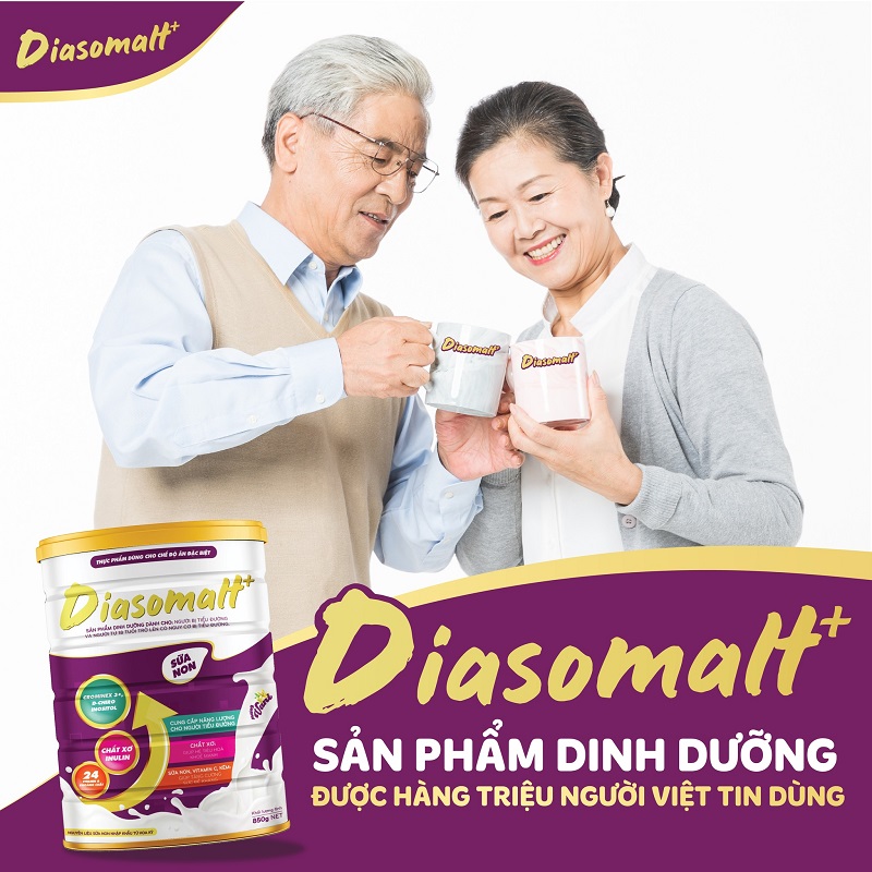 Sản phẩm Diasomalt cho người tiểu đường được khách hàng tin chọn